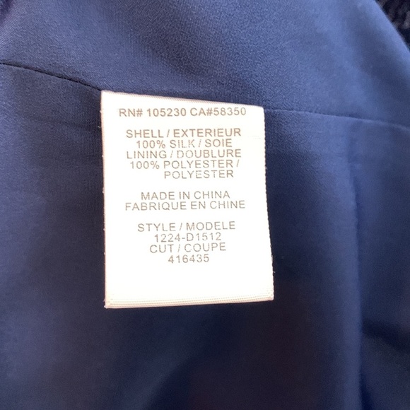 Joie Snake Print Smoked Navy Blue Sleeveless Silk Mini Dress size Medium - Picture 6 of 9